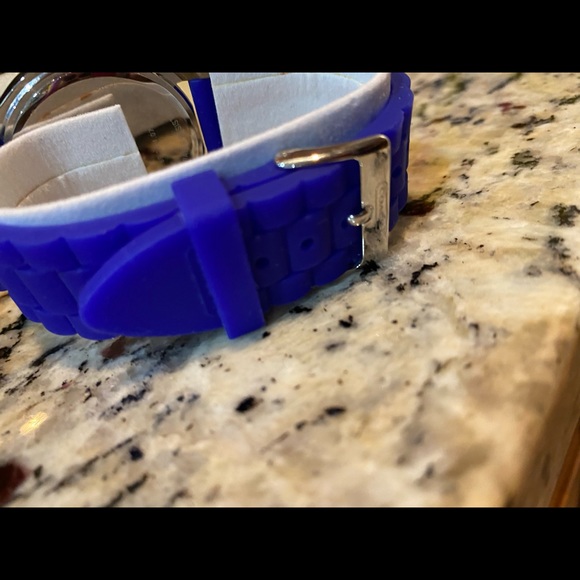 Coach Electric Blue Silicone Watch - Picture 3 of 5